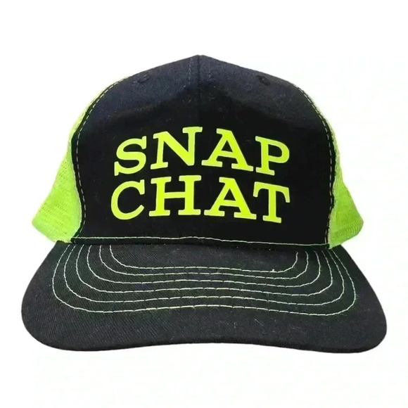 Cobra Snapchat Snapback Mesh Hat Cap Neon Green Yellow Black One Size - Picture 1 of 13